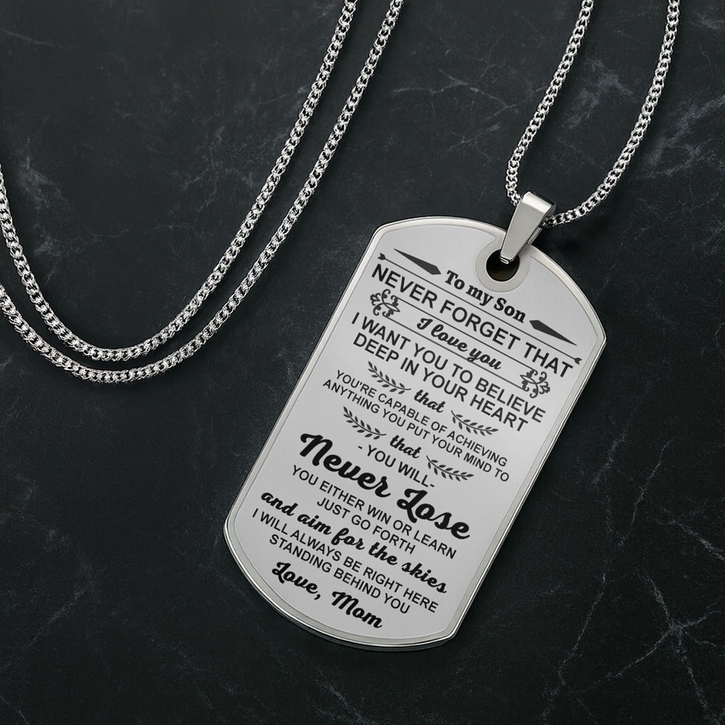 Cherish Every Moment With Your Loved Ones, Photo Necklace