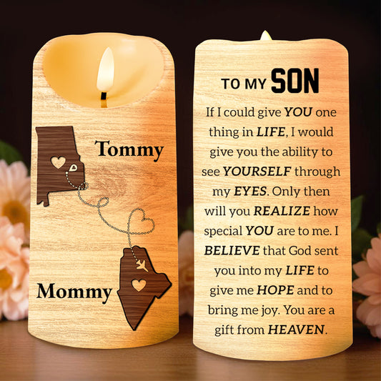 To My Child God Sent You As A Gift From Heaven