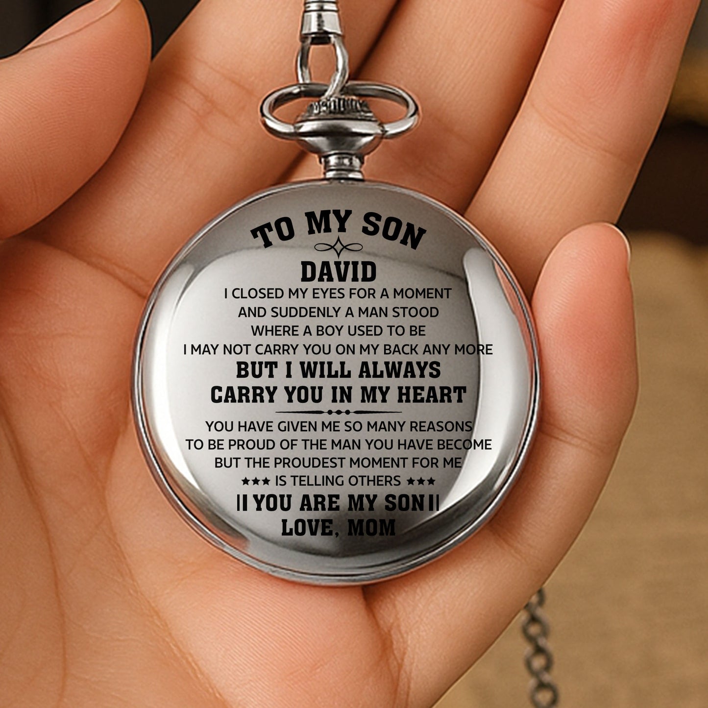 To My Son, Proud Of The Man You Have Become