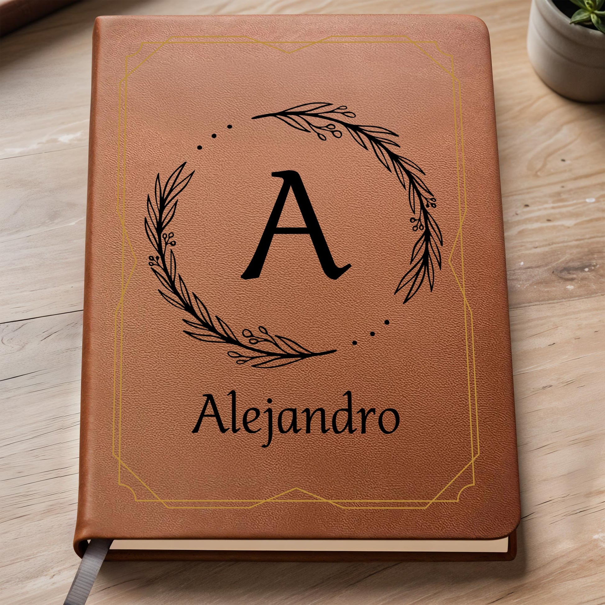 Enhance Your Writing Experience, Leaf Motifs And Geometric Borders