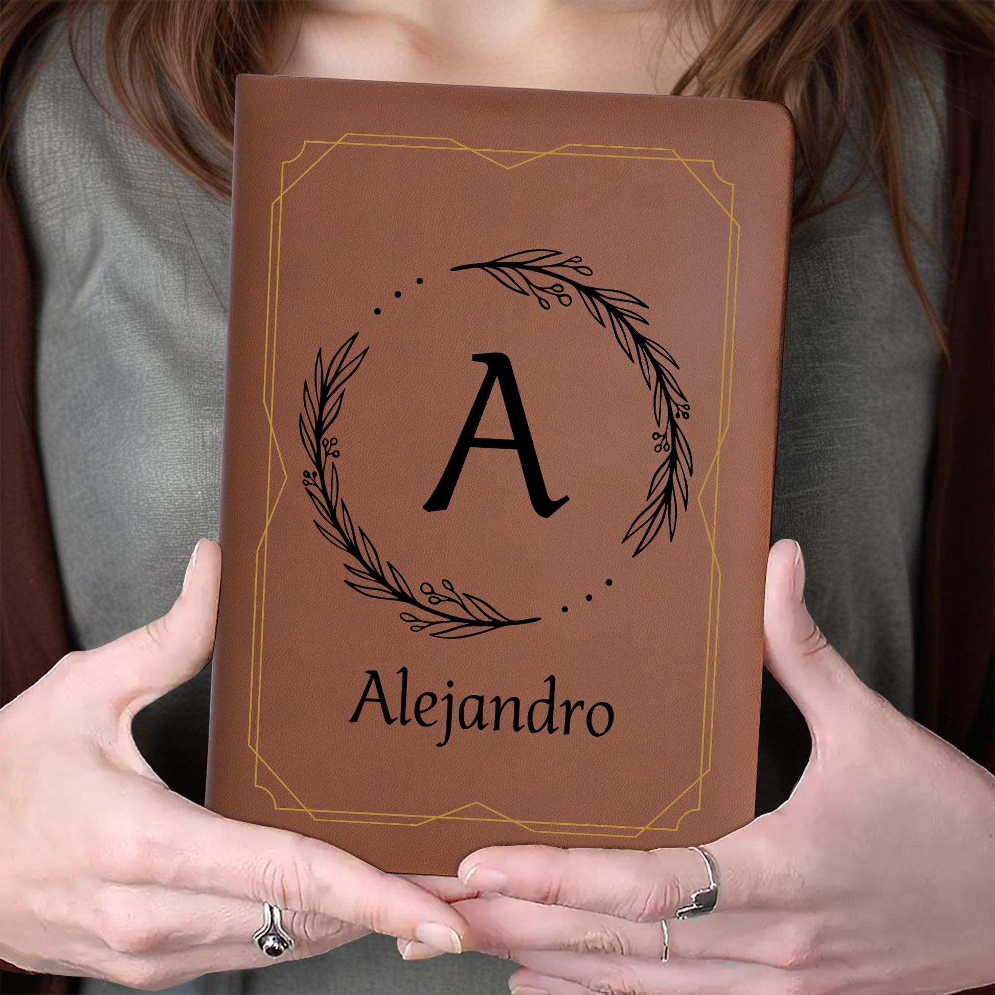 Enhance Your Writing Experience, Leaf Motifs And Geometric Borders