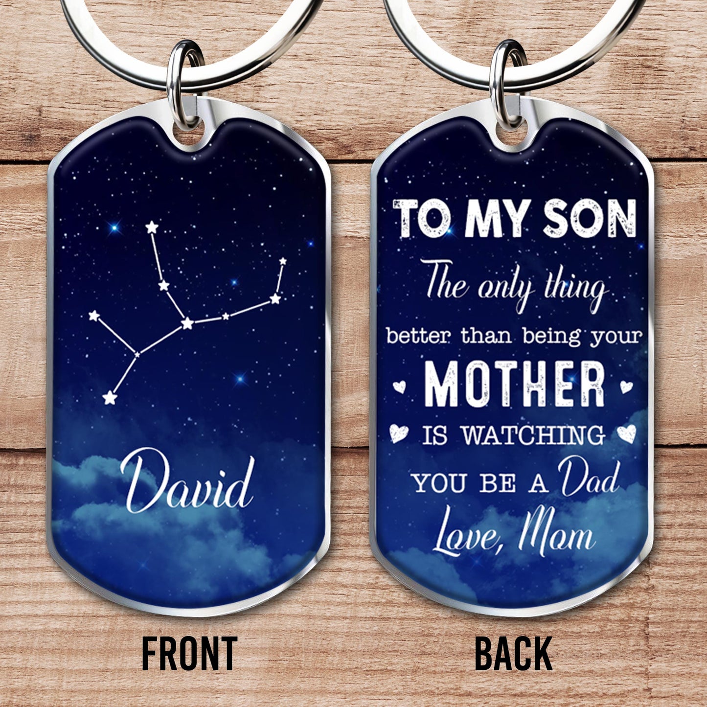 To My Son The Only Thing Better Than Being Your Mother Is Watching You Be A Dad, Stars and Night Sky