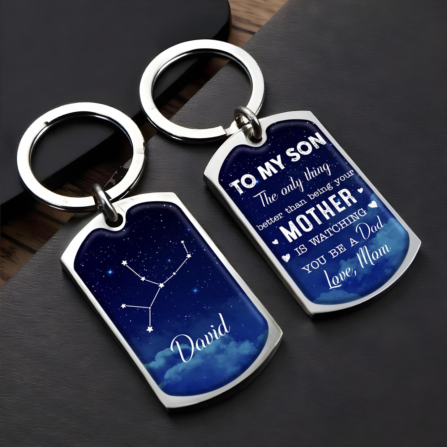 To My Son The Only Thing Better Than Being Your Mother Is Watching You Be A Dad, Stars and Night Sky