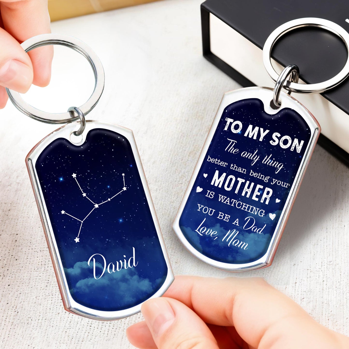 To My Son The Only Thing Better Than Being Your Mother Is Watching You Be A Dad, Stars and Night Sky