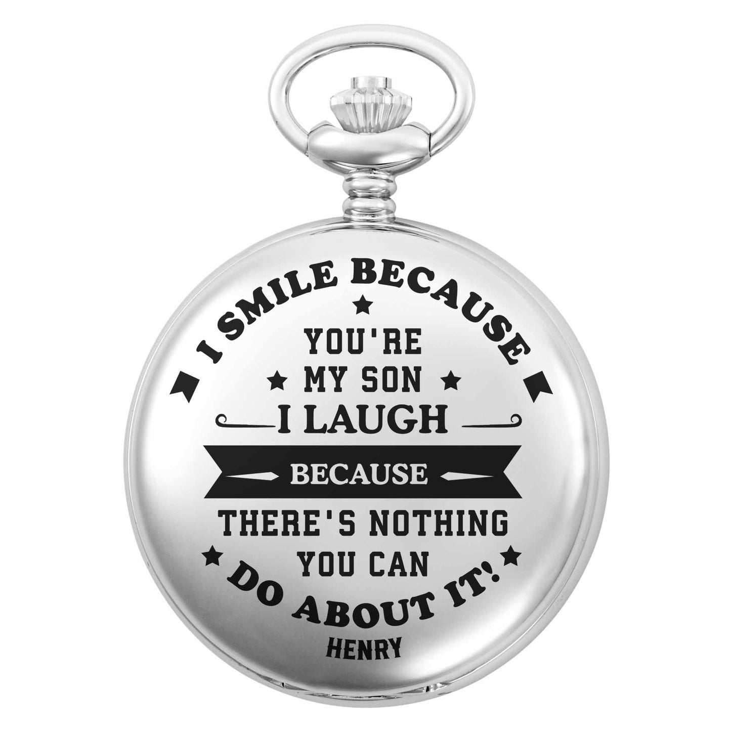 I Smile Because You're My Son, Personalized Watch