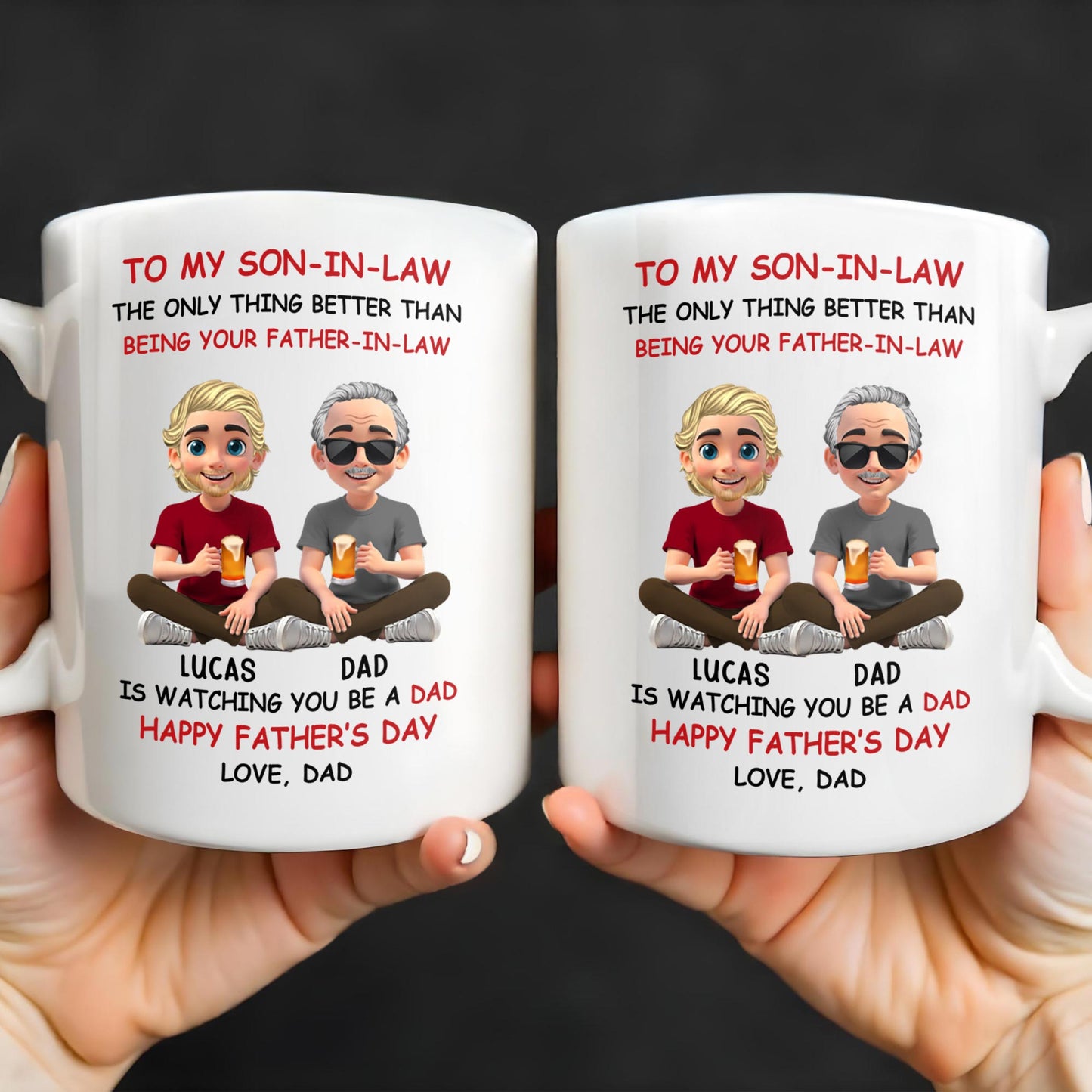 To My Son-In-Law, The Only Thing Better Than Being Your Father-In-Law, Cartoon Characters