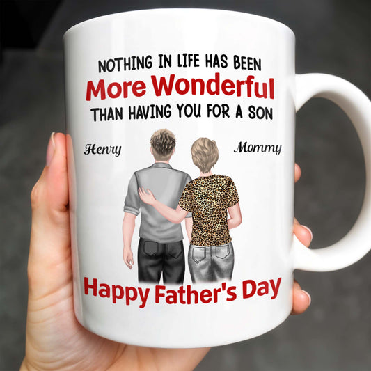 Nothing In Life Has Been More Wonderful Than Having You For A Son, Back View of Mother and Son