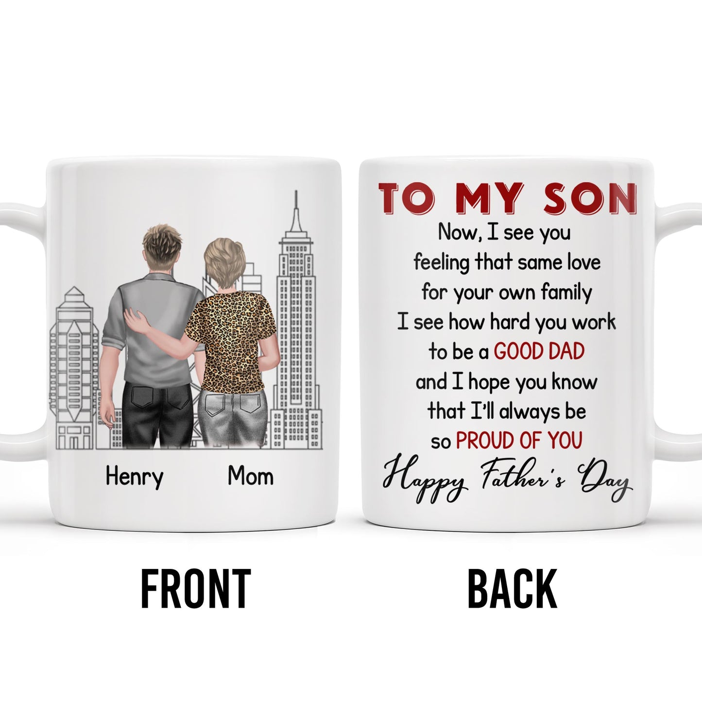 To My Son, Now, I See You Feeling That Same Love, Skyscraper