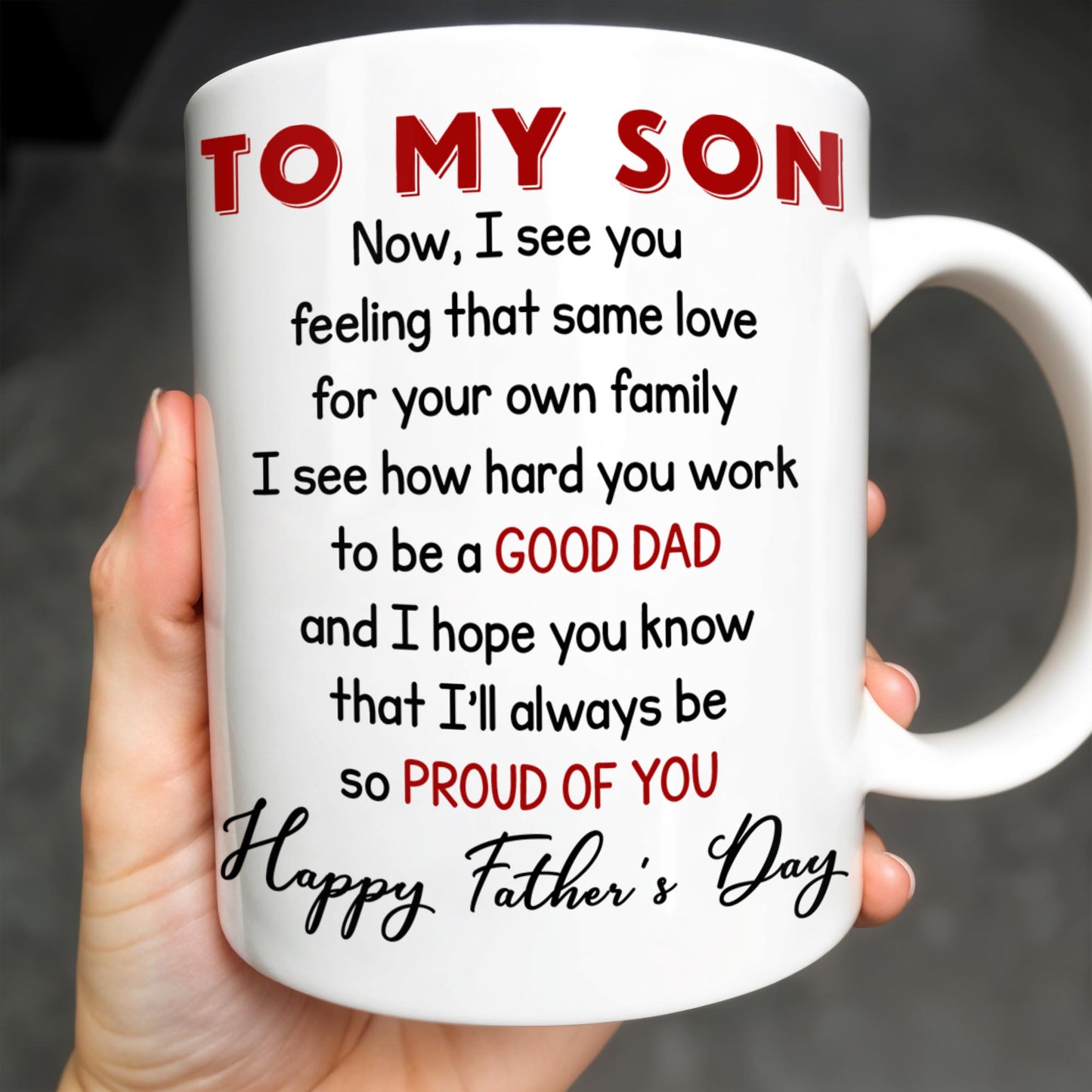 To My Son, Now, I See You Feeling That Same Love, Skyscraper