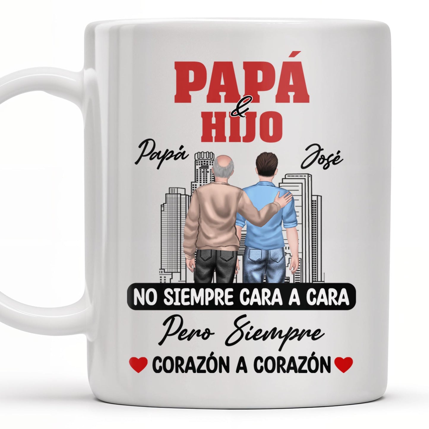 Papá & Hijo, No Siempre Cara A Cara Pero Siempre Corazón A Corazón, Father and Son, Cityscape