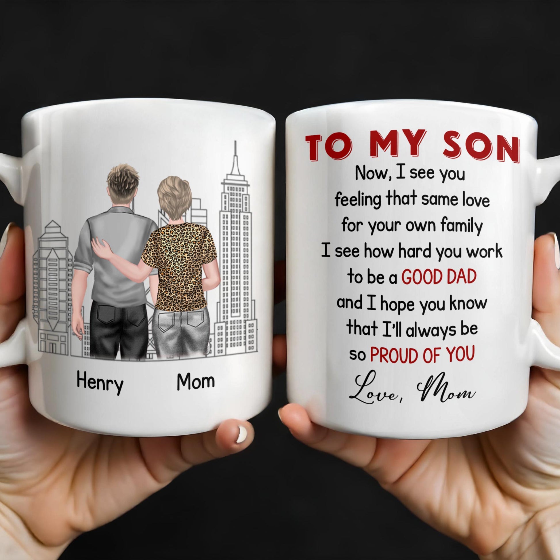 To My Son, City Skyline, People, Good Dad