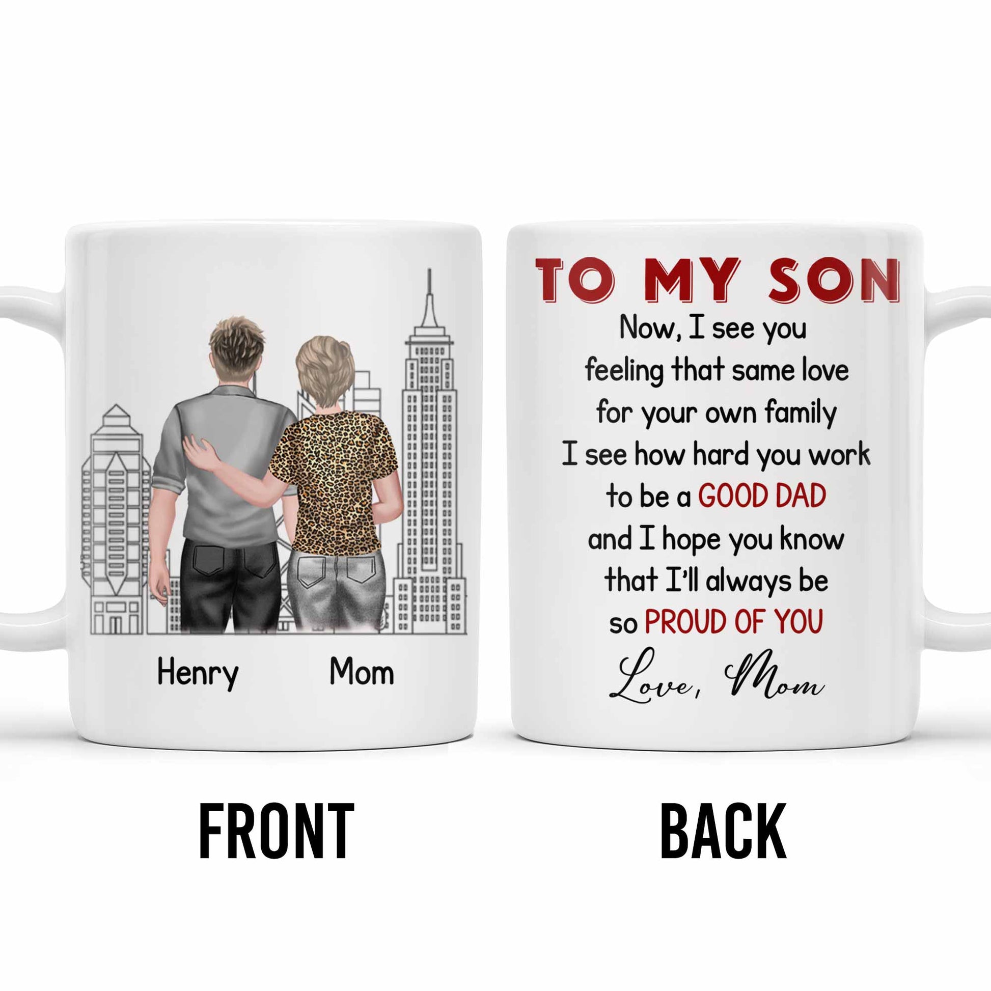 To My Son, City Skyline, People, Good Dad