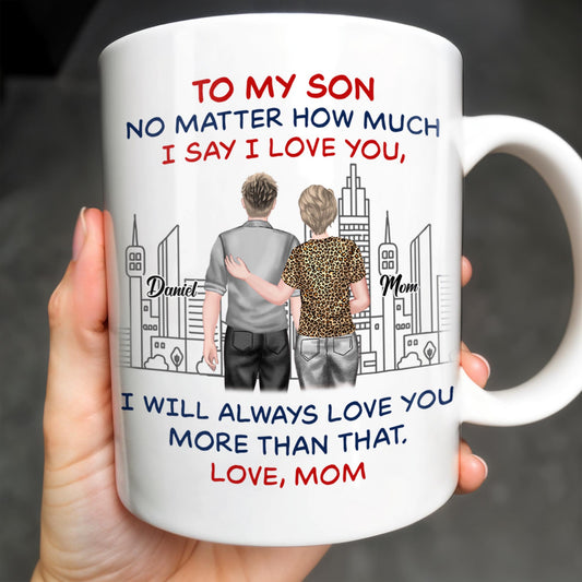 To My Son, No Matter How Much I Love You, Cityscape Design