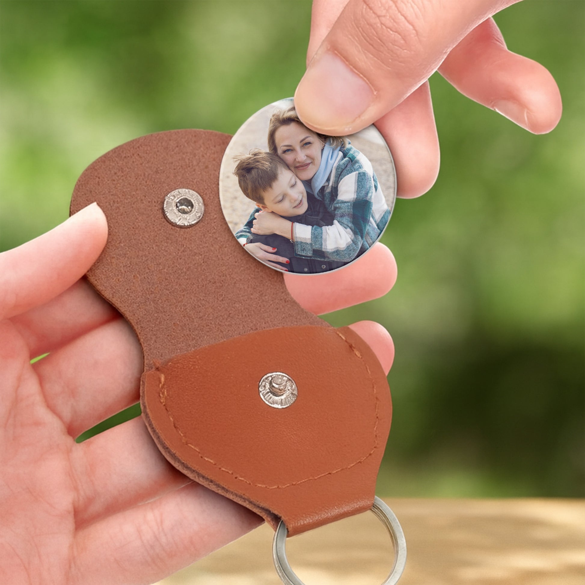 To My Son, Braver, Stronger Keychain