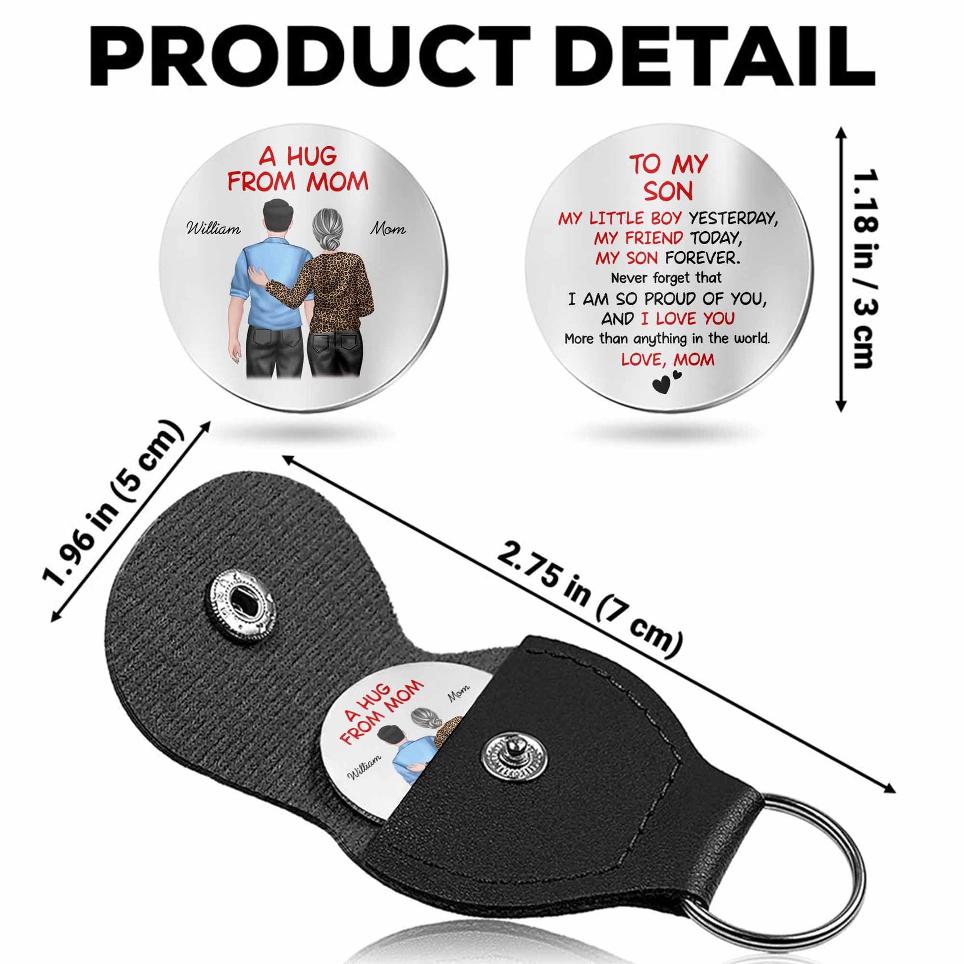 A Hug From Mom, To My Son, Love Forever