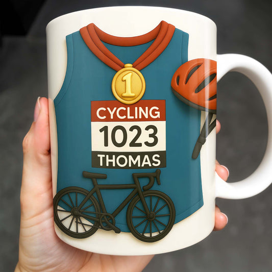 Celebrate Your Cycling Achievements With A Personalized Mug