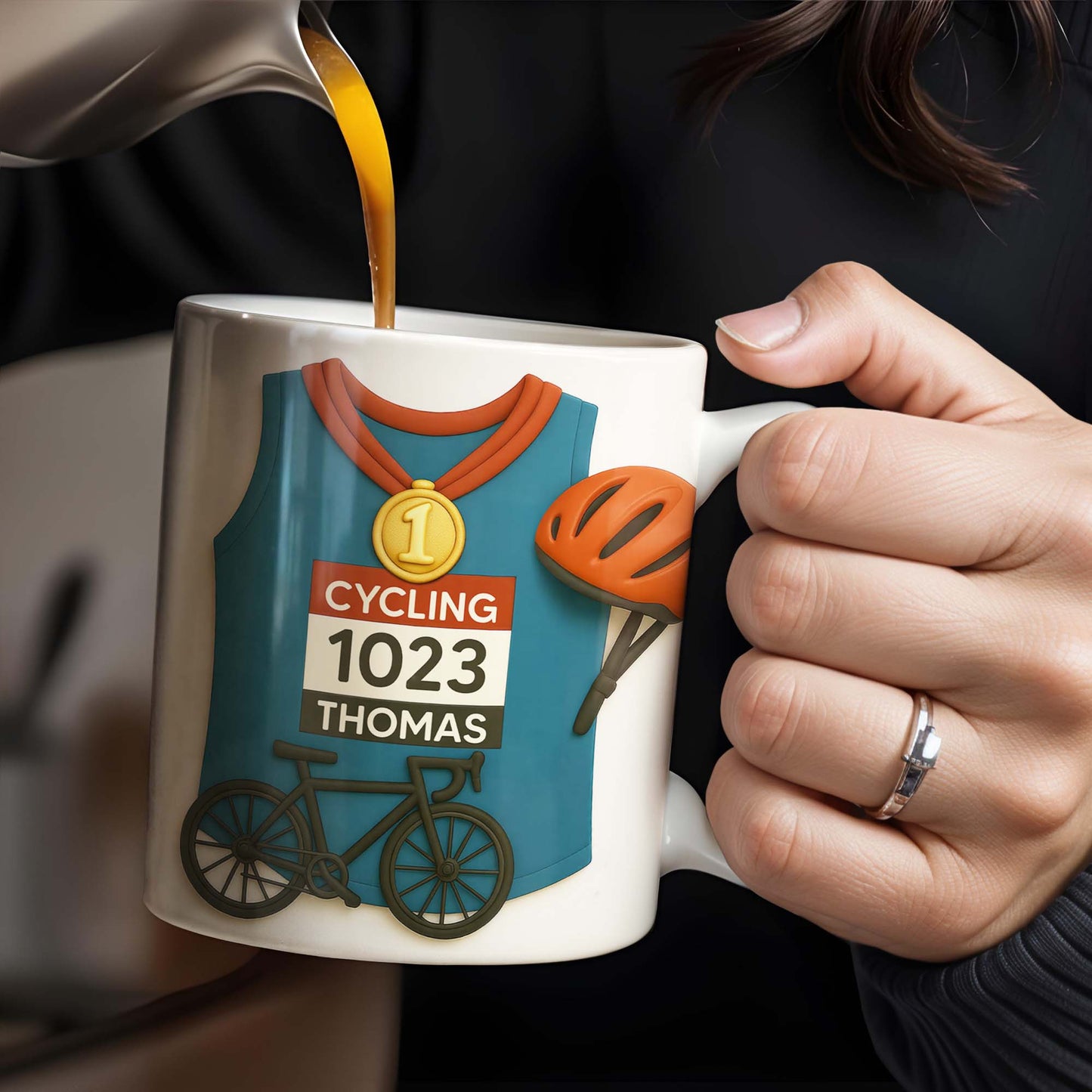 Celebrate Your Cycling Achievements With A Personalized Mug
