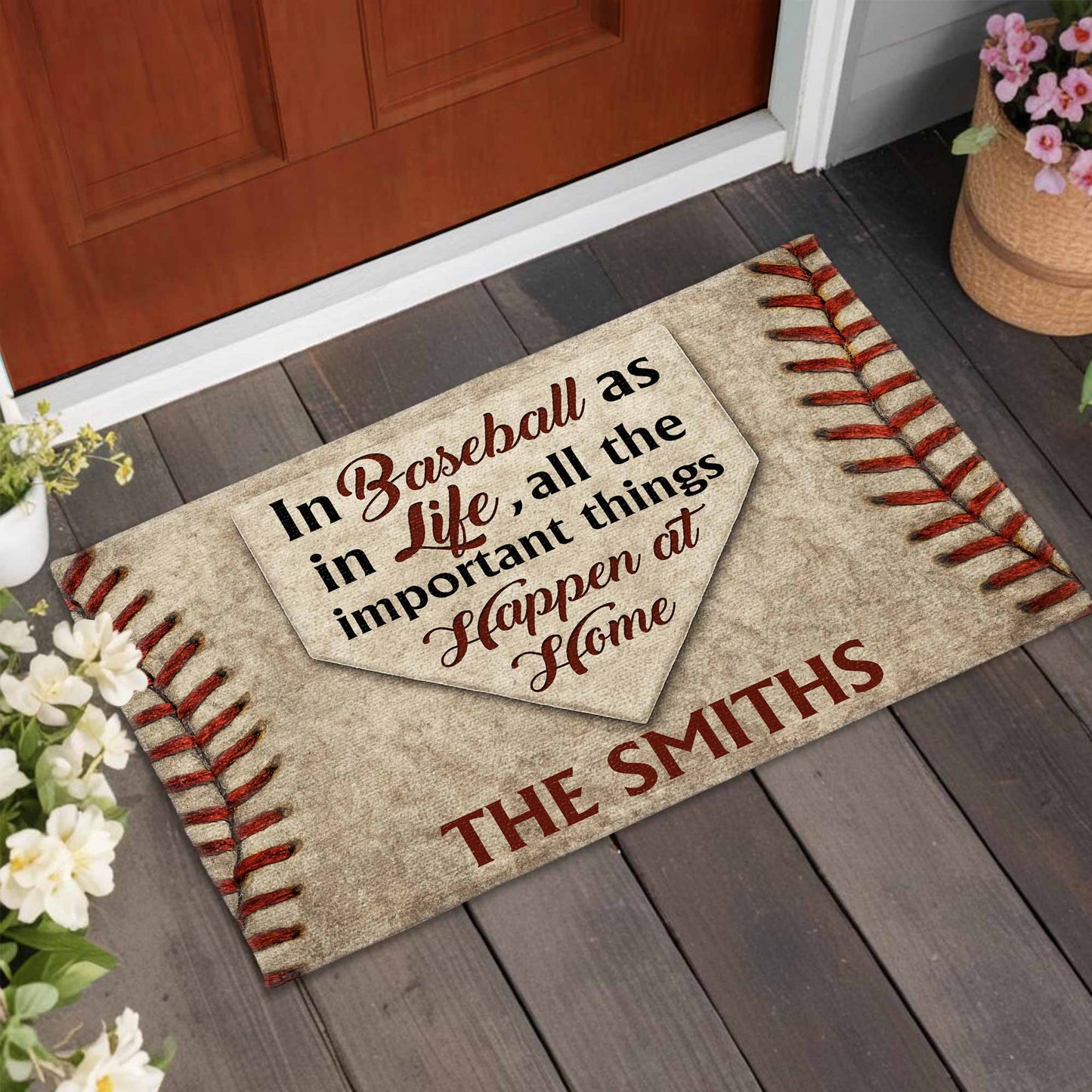 In Baseball As In Life All The Important Things Happen At Home