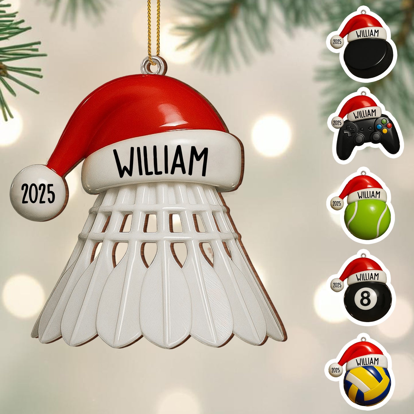 Celebrate Your Special Moments With a Personalized Tennis Ball - Personalized Custom Wood Ornament, Custom Shaped - SPORT021_WDO