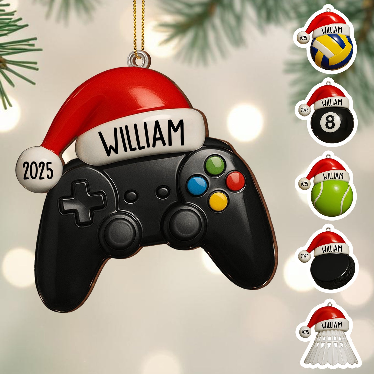 Celebrate Your Special Moments With a Personalized Tennis Ball - Personalized Custom Wood Ornament, Custom Shaped - SPORT021_WDO