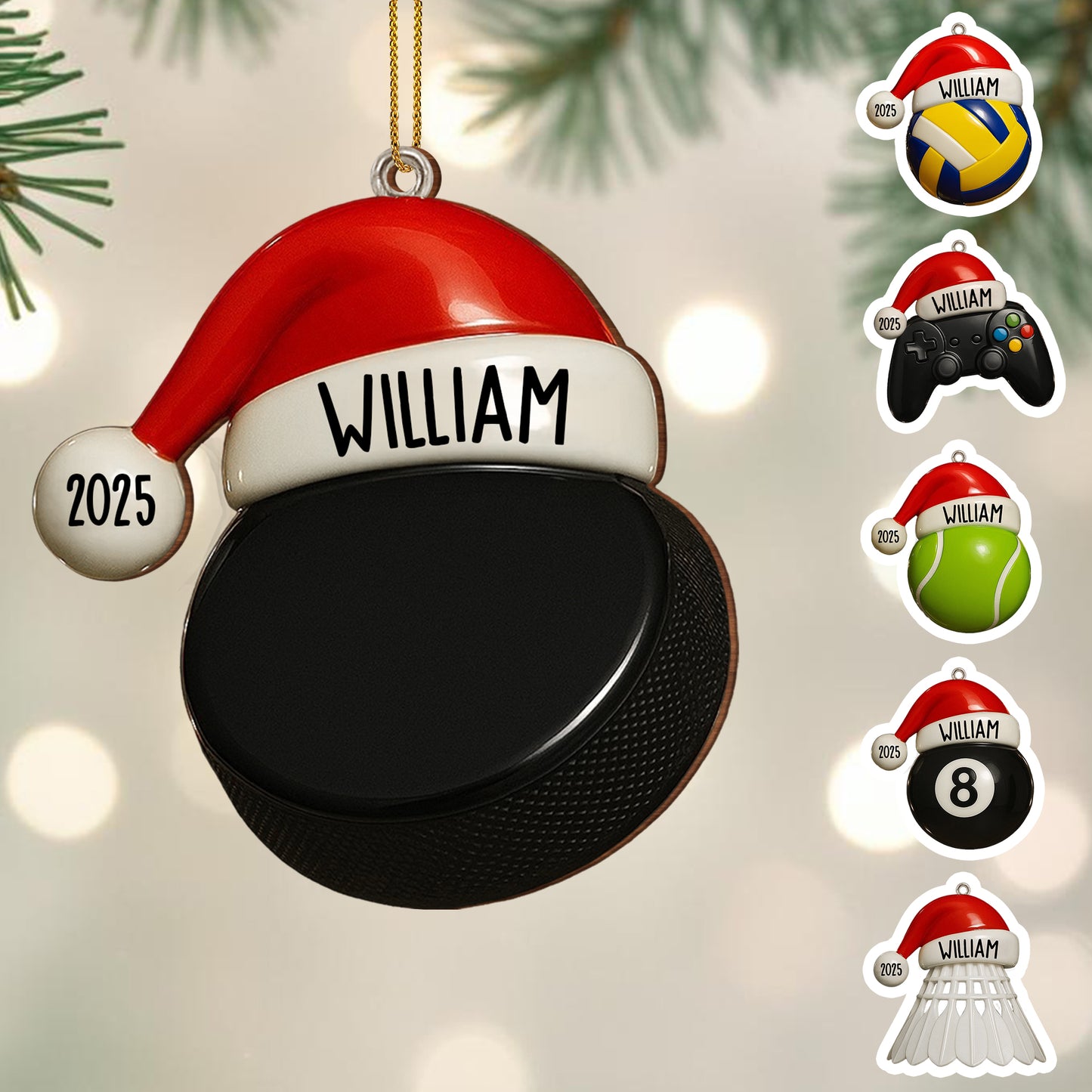 Celebrate Your Special Moments With a Personalized Tennis Ball - Personalized Custom Wood Ornament, Custom Shaped - SPORT021_WDO