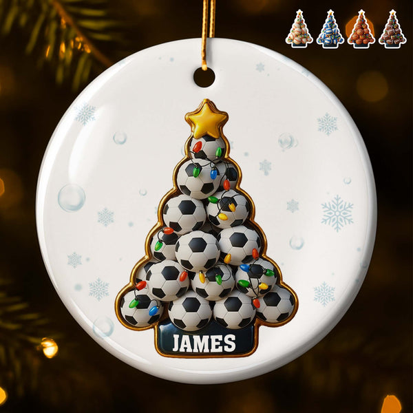 Celebrate Your Love For Soccer This Holiday Season With A Festive Tree