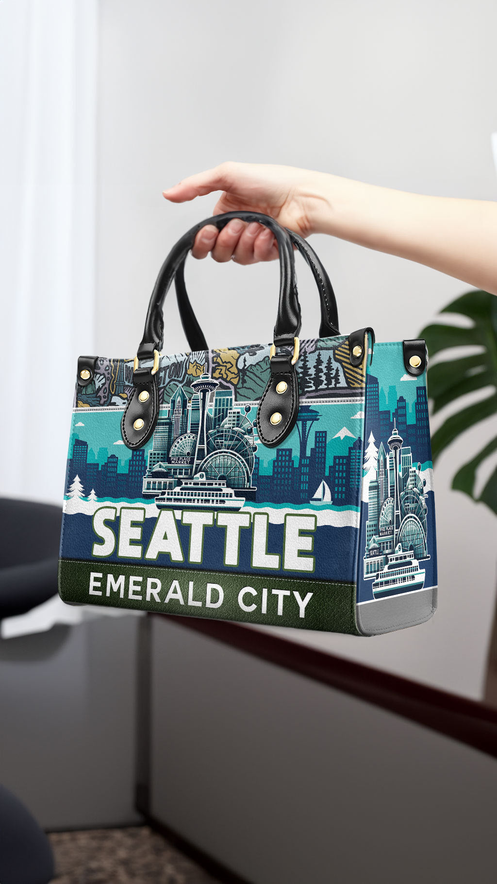 Seattle - Bolso de cuero - ST01