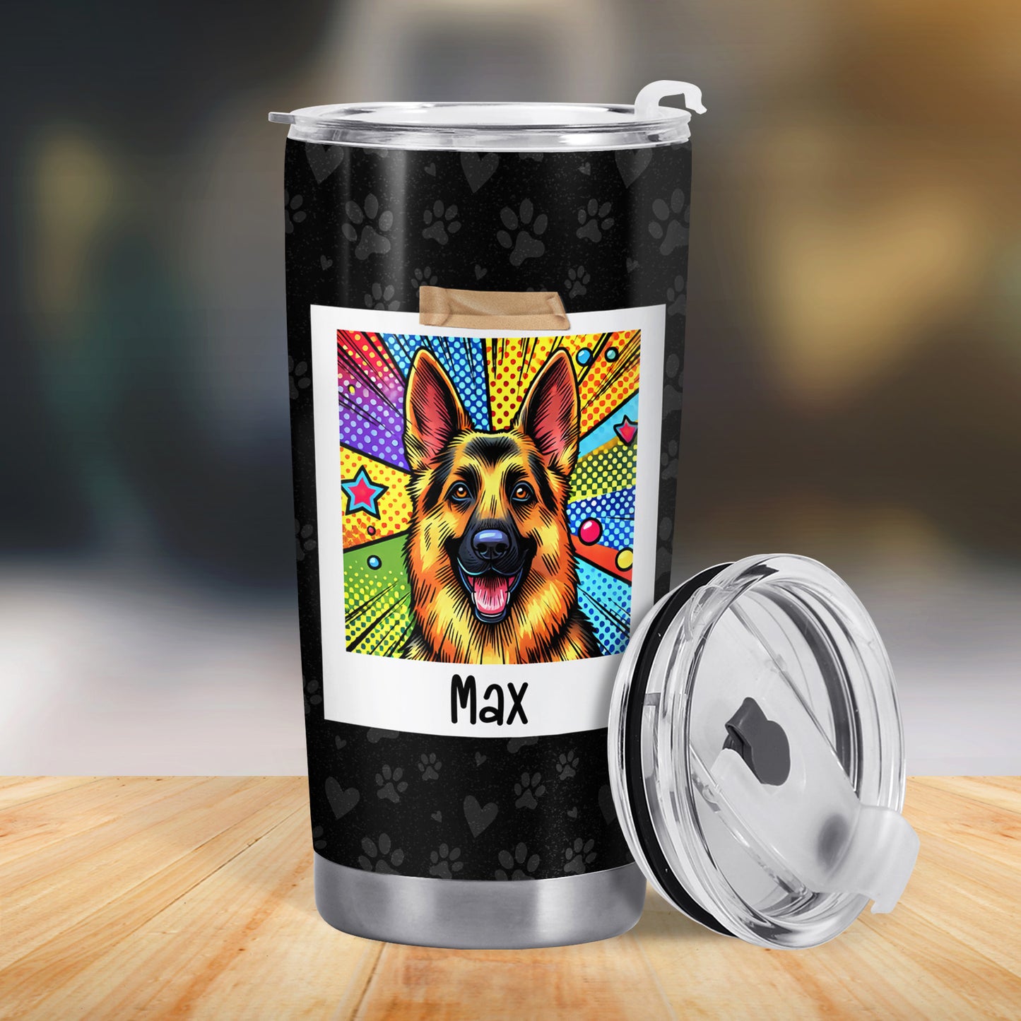 All You Need Is Love And A Dog - Personalized Custom Stainless Steel Tumbler 20oz 30oz - TB_LL01
