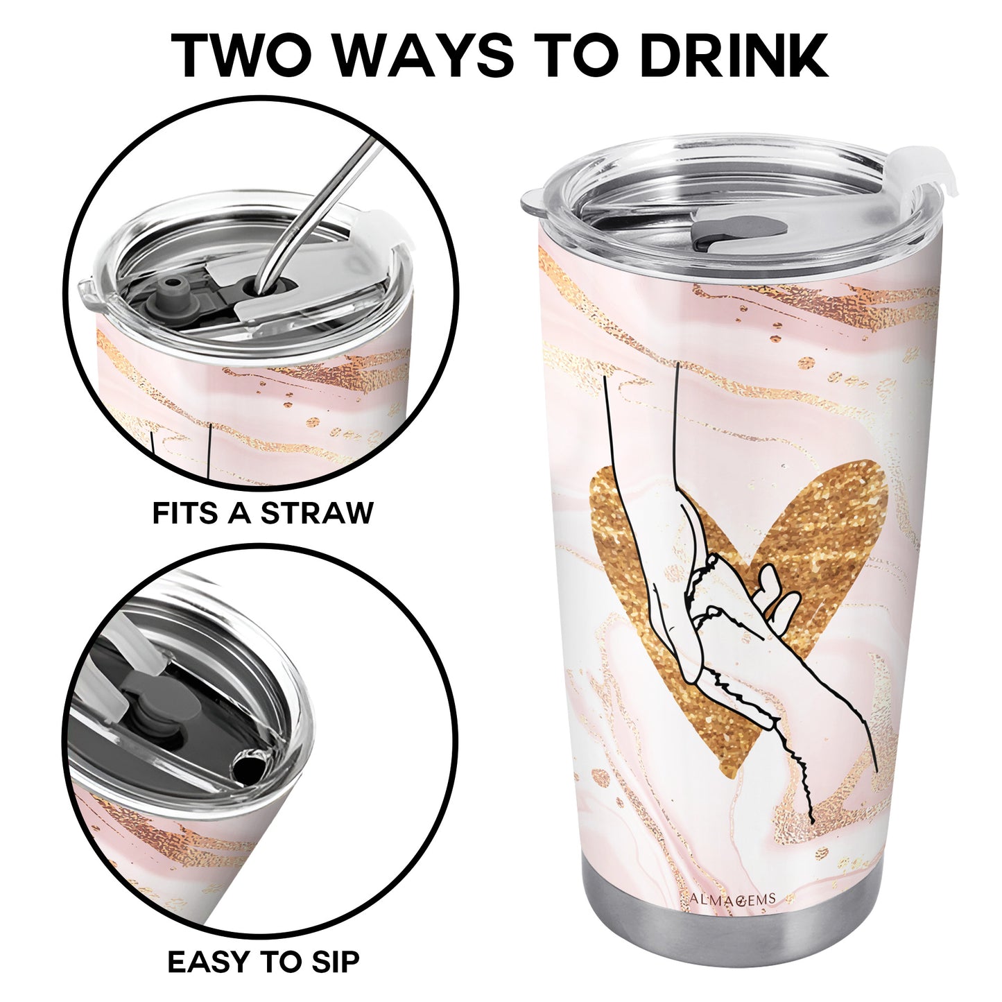 Dear Mom - Personalized Custom Stainless Steel Tumbler 20oz 30oz - TB_LL07