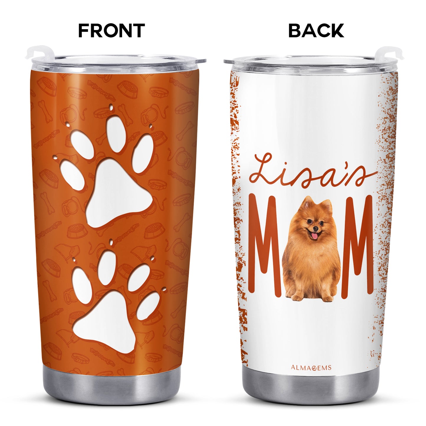Mexicana - Vaso de acero inoxidable personalizado 20oz - TB_MX10