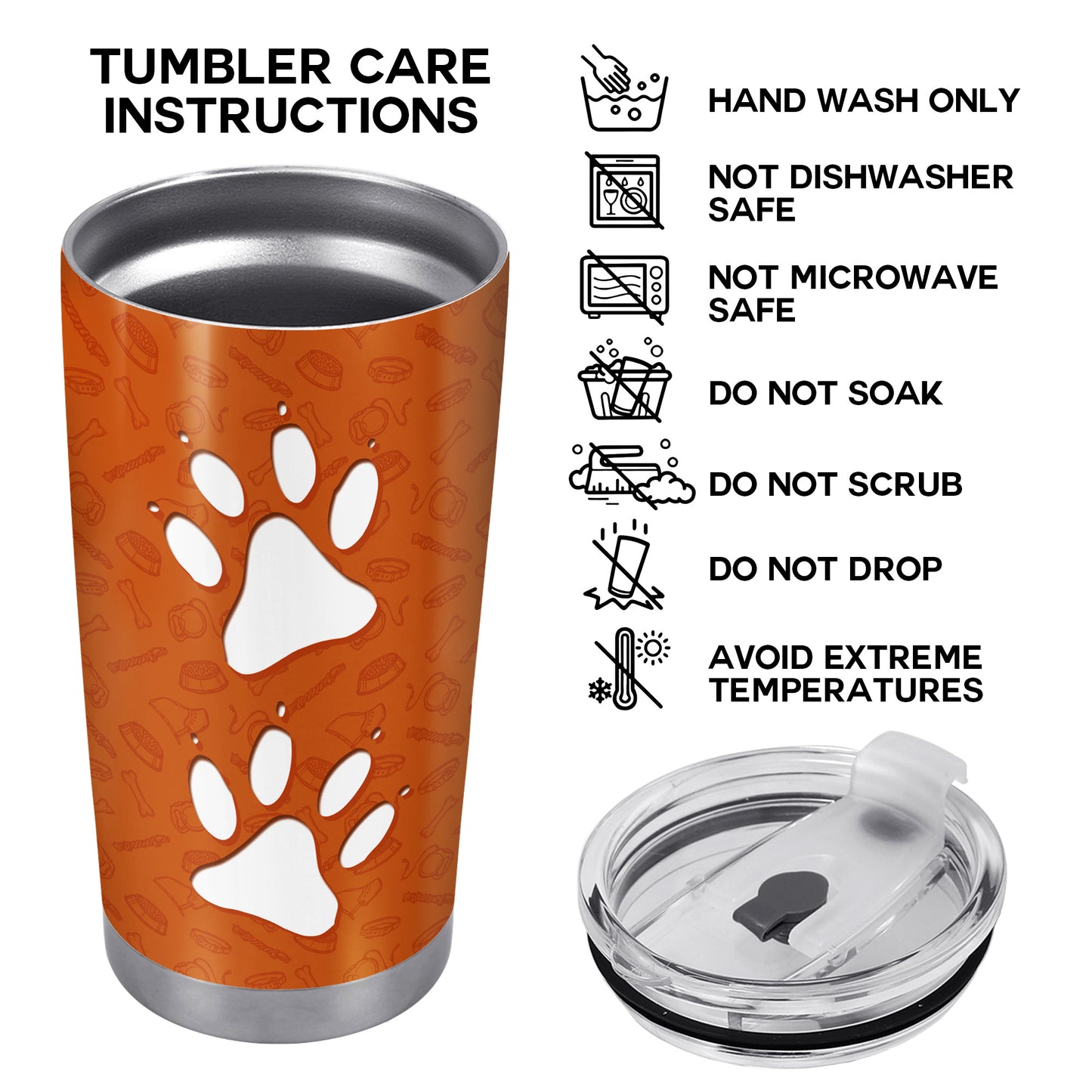 Maman chien, maman chat – Gobelet personnalisé en acier inoxydable 20 oz 30 oz – TB_LL09