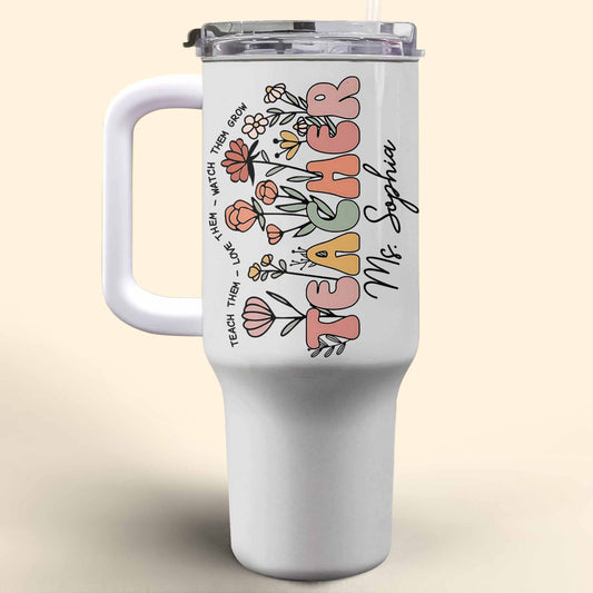 Teach Them Love Them Watch Them Grow With Flowers