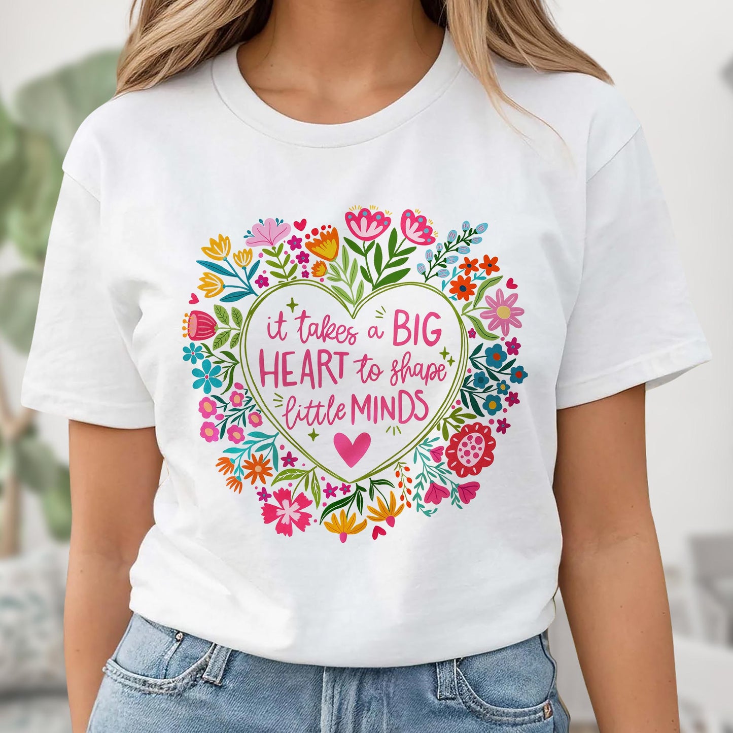 Big Heart To Shape Little Minds With Flowers