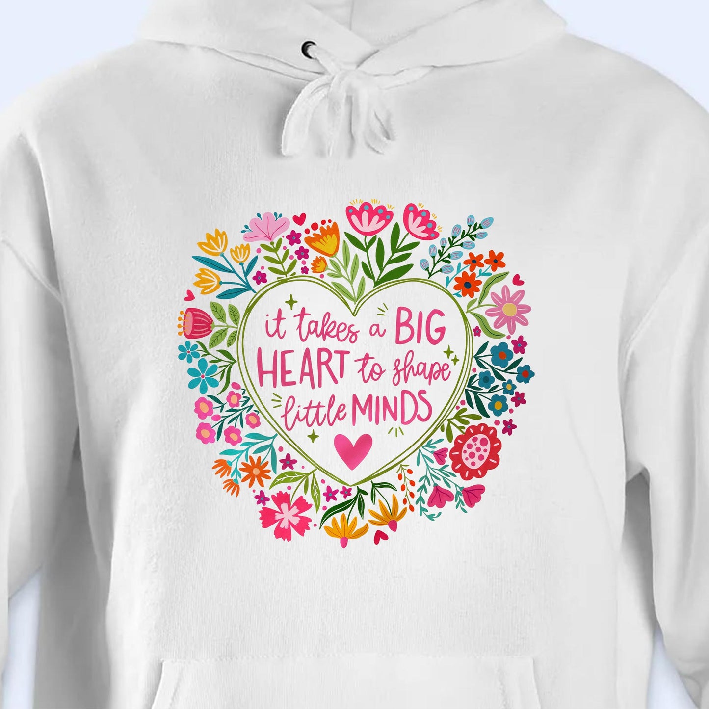Big Heart To Shape Little Minds With Flowers