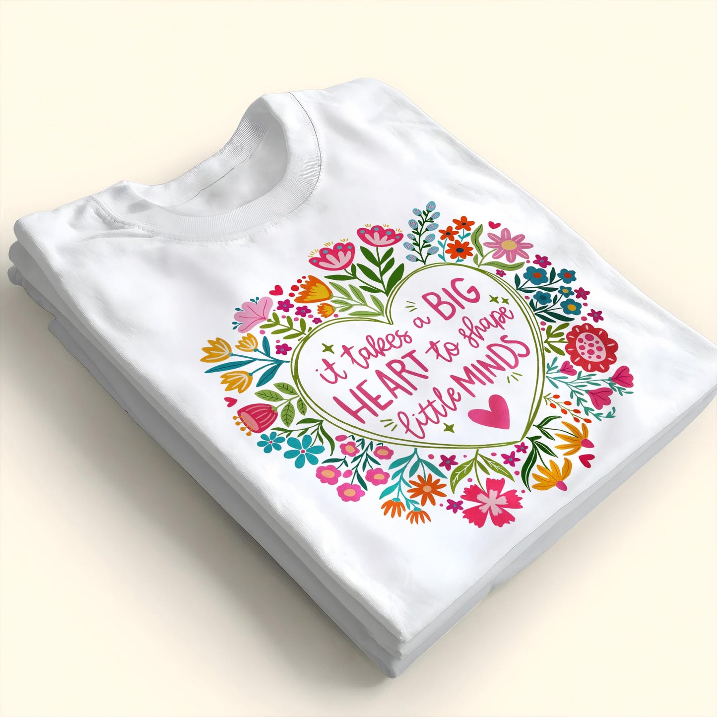Big Heart To Shape Little Minds With Flowers