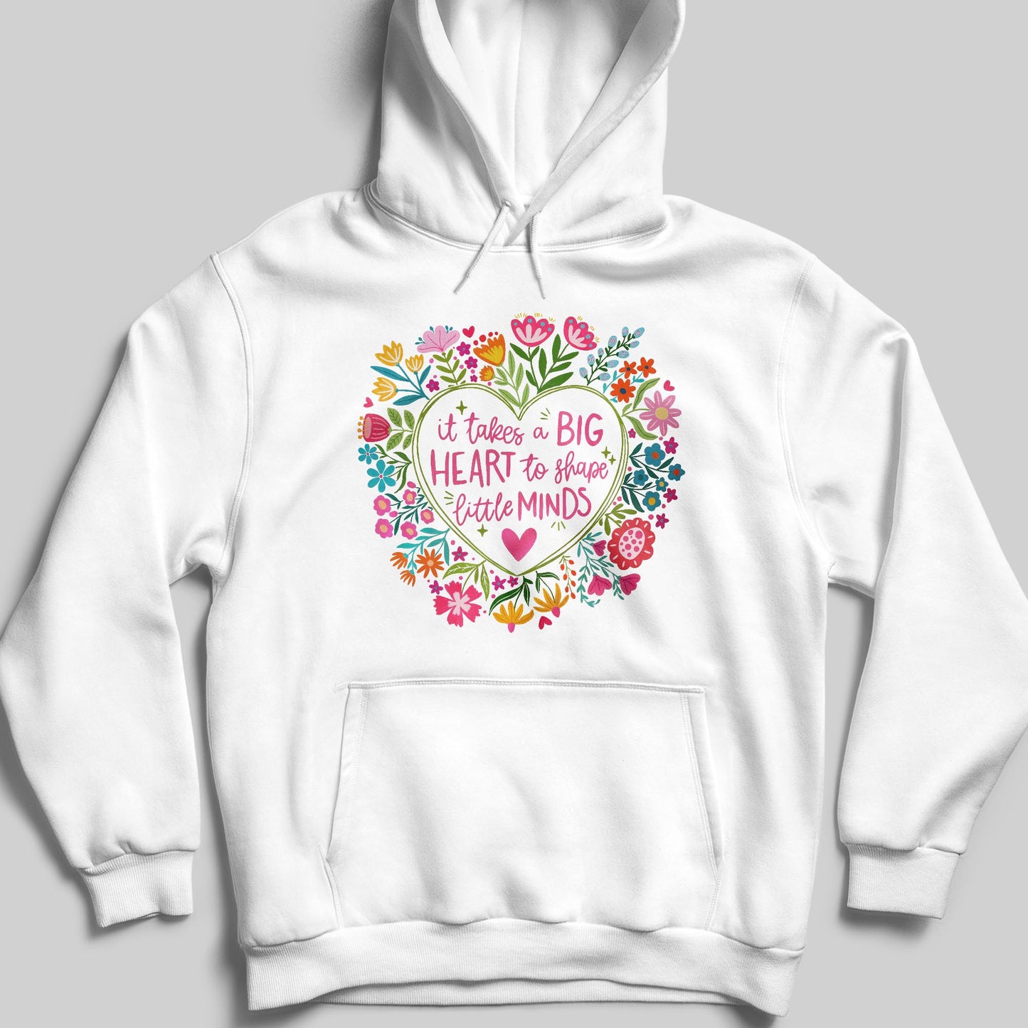 Big Heart To Shape Little Minds With Flowers