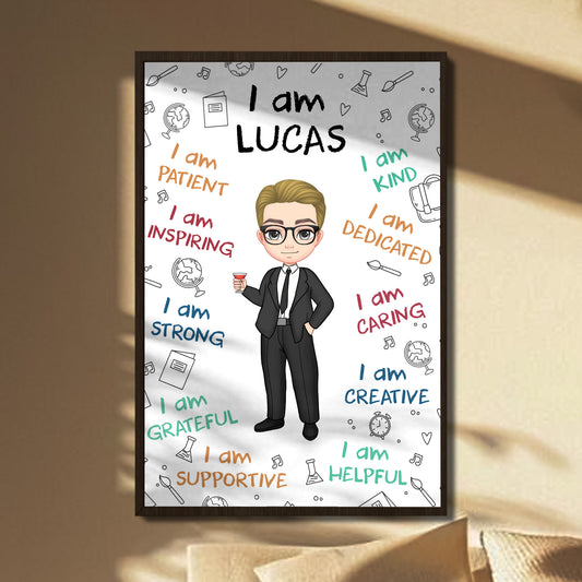 I Am Patient, Inspiring, Strong, Creative Poster