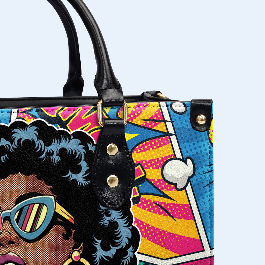 Me dejaron sin supervisión - Bolso de cuero personalizado - UNSUP02