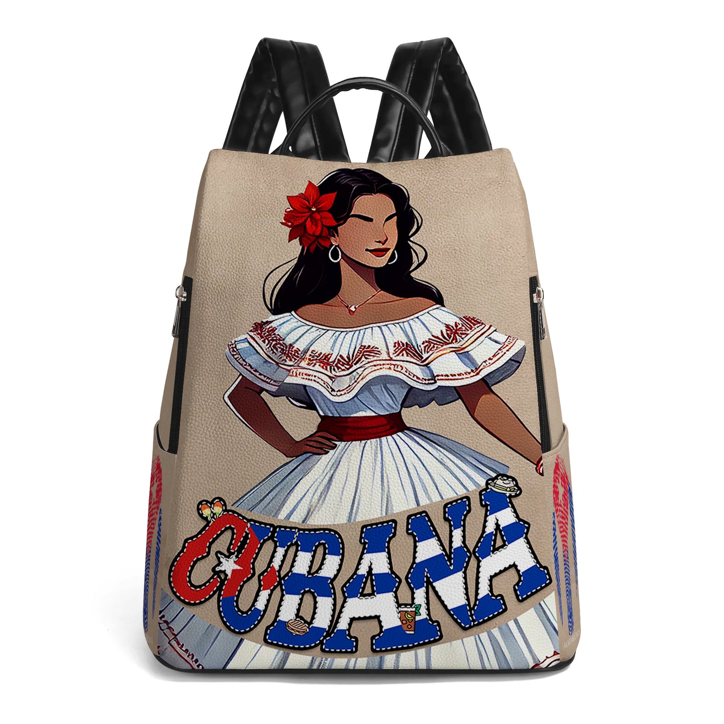 CUBANA - Mochila de piel personalizada - BP_MX17