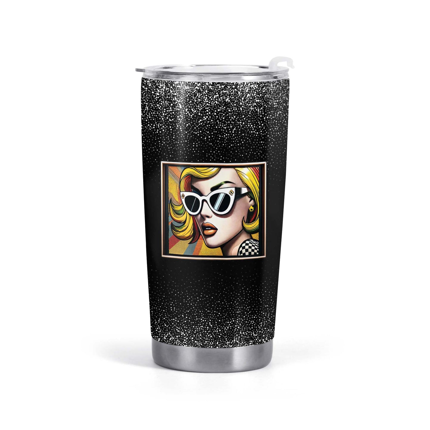 À quelle heure ? - Gobelet personnalisé en acier inoxydable 590 ml 750 ml - WHATTIME01TB