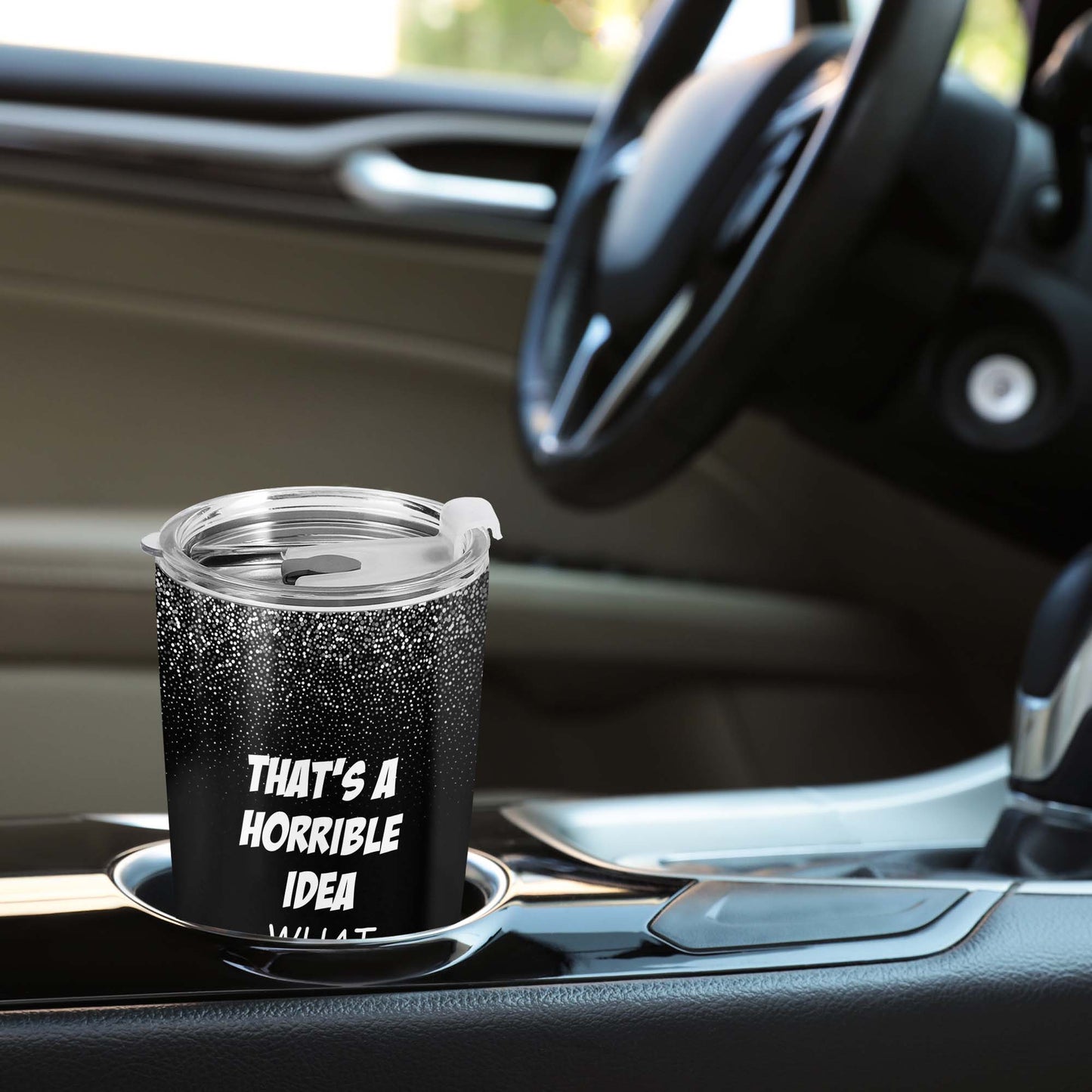 À quelle heure ? - Gobelet personnalisé en acier inoxydable 590 ml 750 ml - WHATTIME01TB
