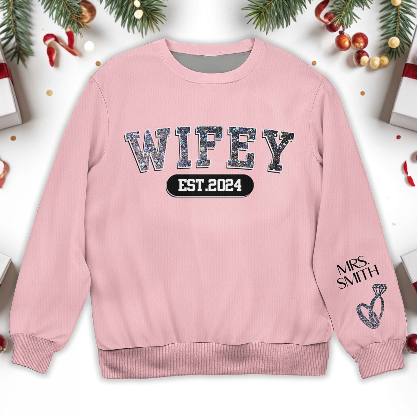 Celebrate Lasting Love Wifey Jumper With Ring Design