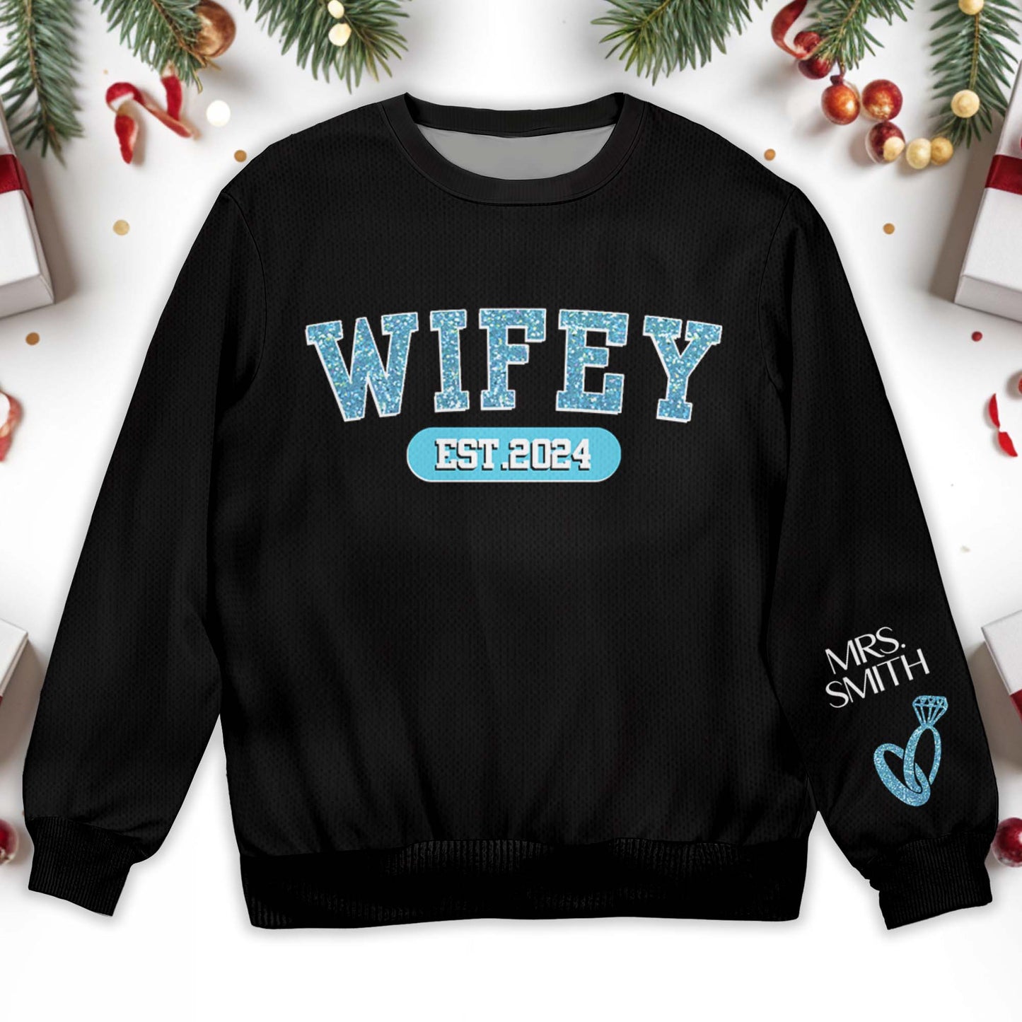Celebrate Lasting Love Wifey Jumper With Ring Design