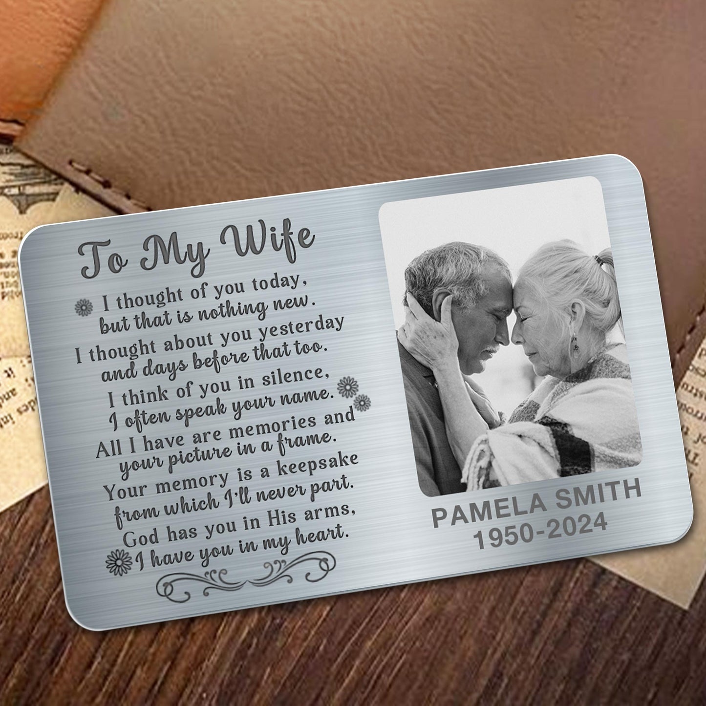 To My Wife, Eternal Love And Memories