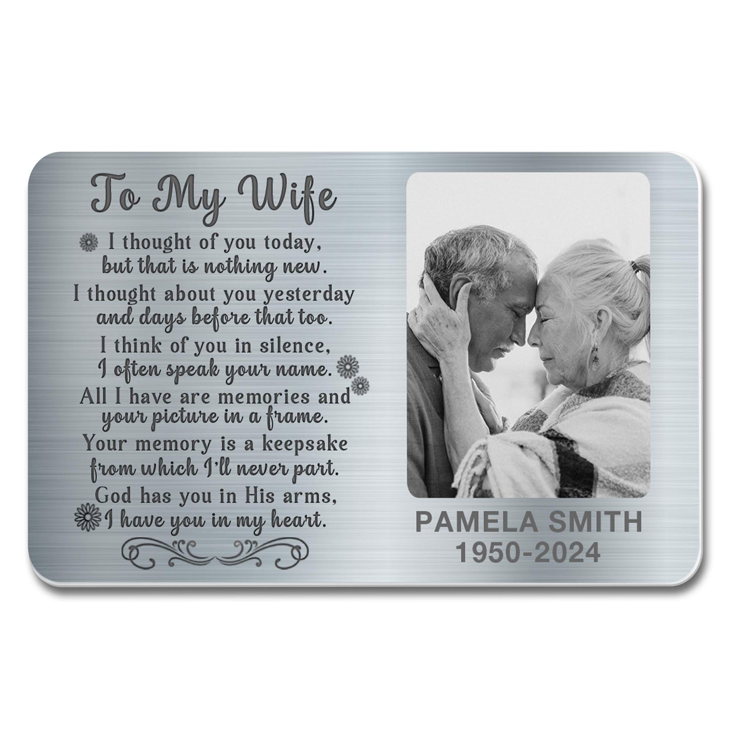 To My Wife, Eternal Love And Memories