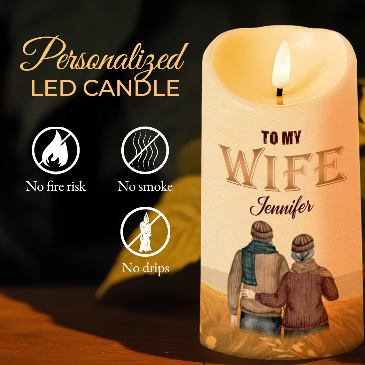 Love Message For Wife, Eternal Candle Gift