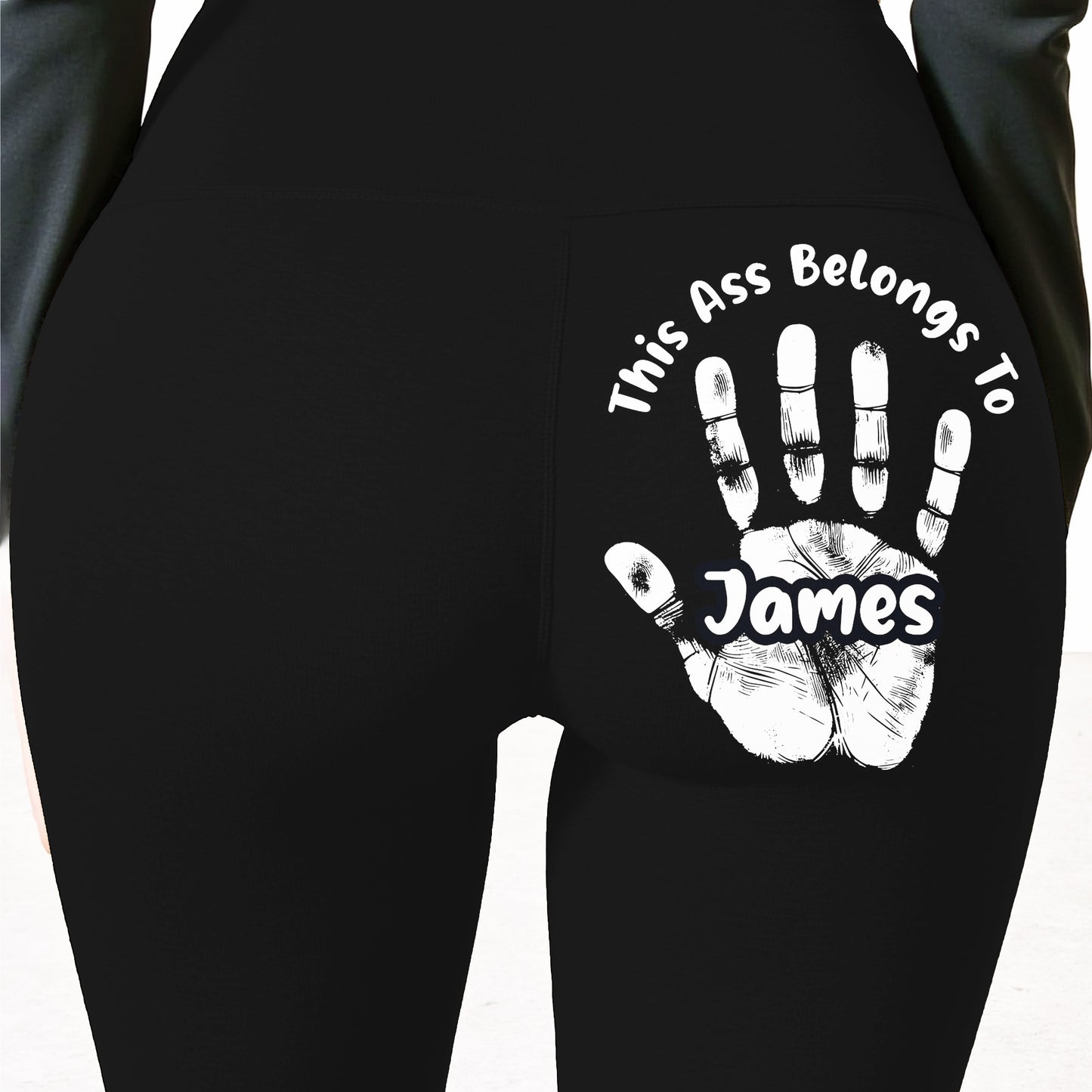 This Ass Belongs To, Handprint Design