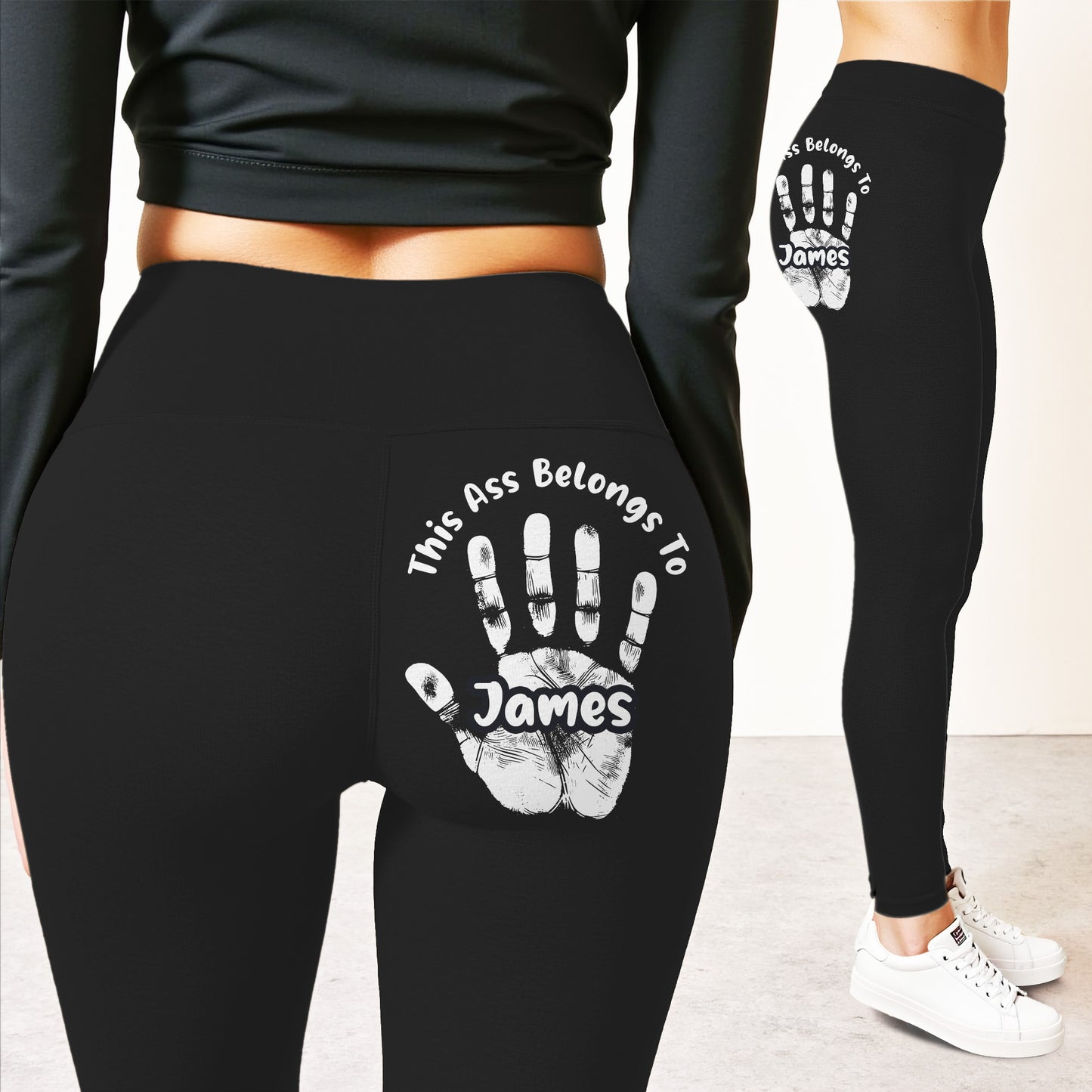This Ass Belongs To, Handprint Design