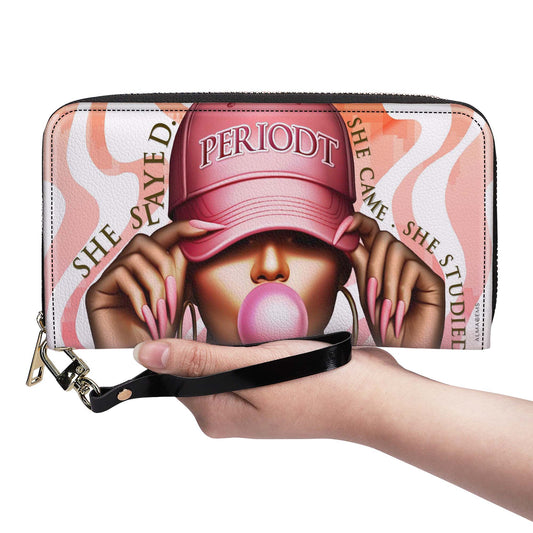 Elle est venue. Elle a étudié. Elle a tué. Periodt - Portefeuille en cuir pour femme - WW09