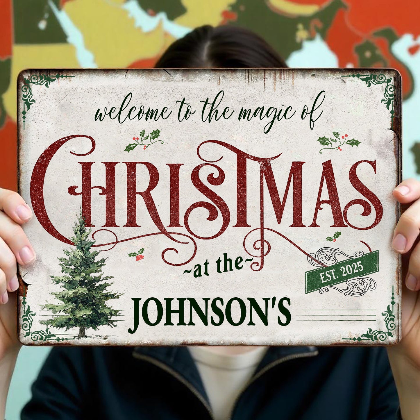 Welcome To The Magic Of Christmas, Festive Home Decor